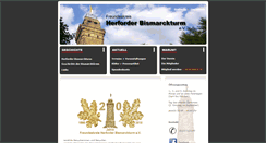 Desktop Screenshot of bismarckturm-herford.de