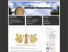 Tablet Screenshot of bismarckturm-herford.de